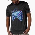 Glitch Retro Gamepad – Vaporwave Controller Art by Design_Your_Day