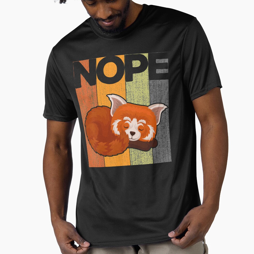 Nope Red Panda by sprintmoon