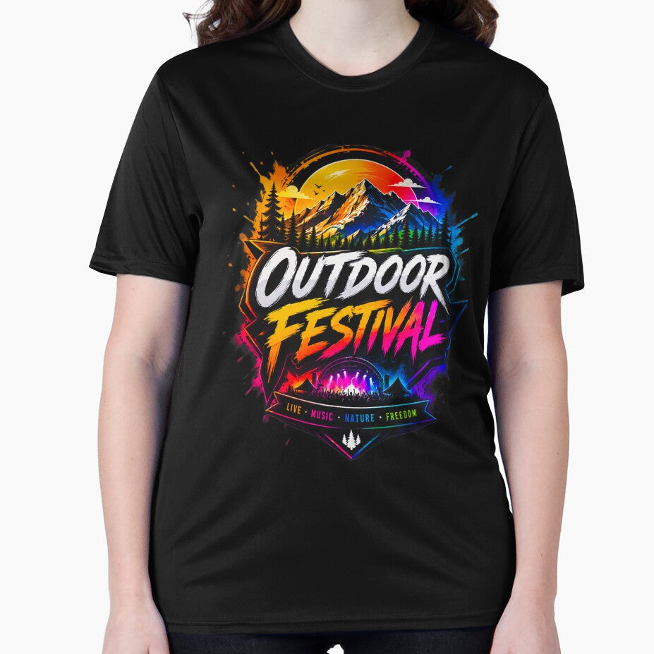 Outdoor Festival - Live Music & Nature Adventure Design by Log77