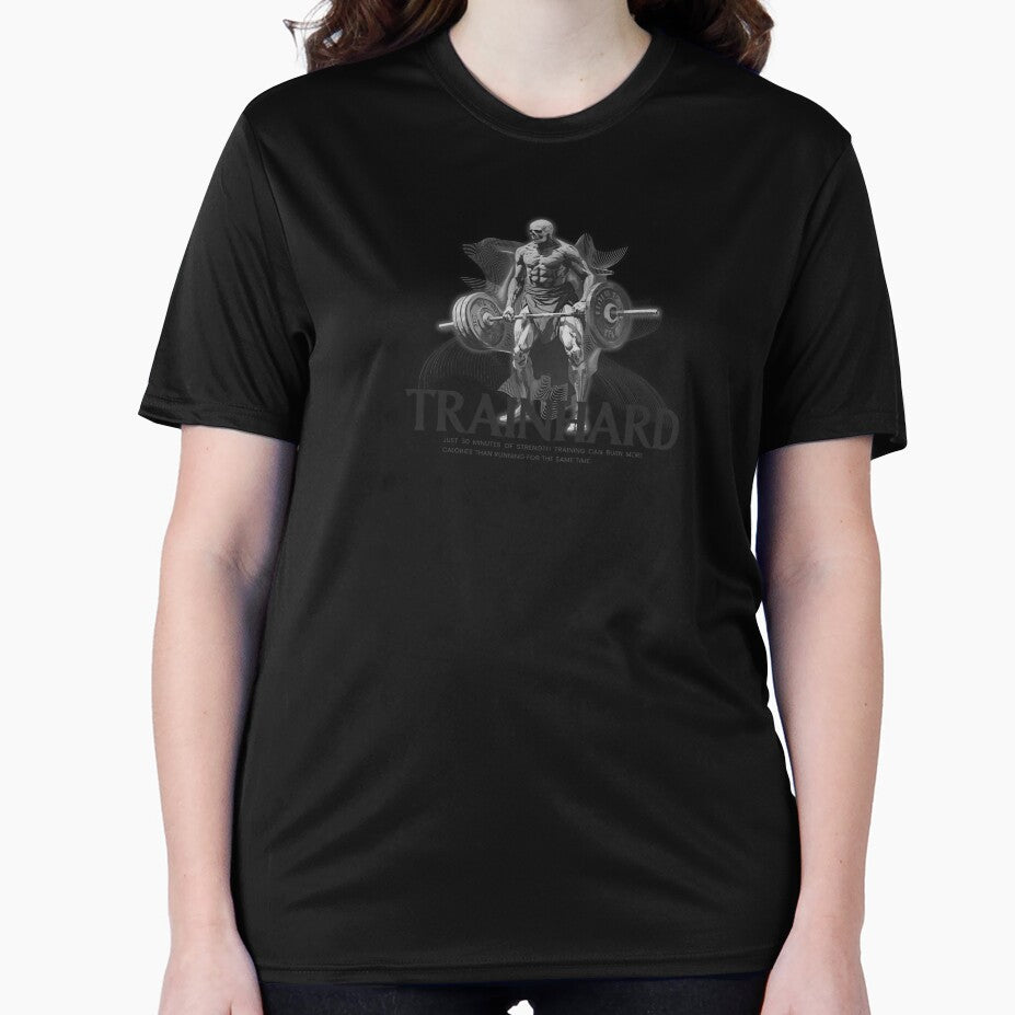TrainHard Co. Strength Skull Deadlift T-Shirt by TrainHardCo