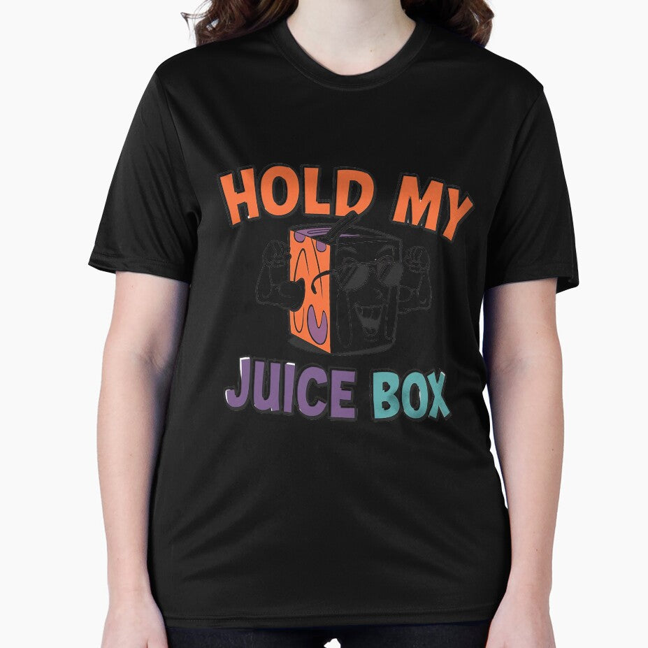Hold My Juice Box" – Funny T-Shirt with Cool Juice Box Illustration | 2024 Trending Kids and Adults by T010