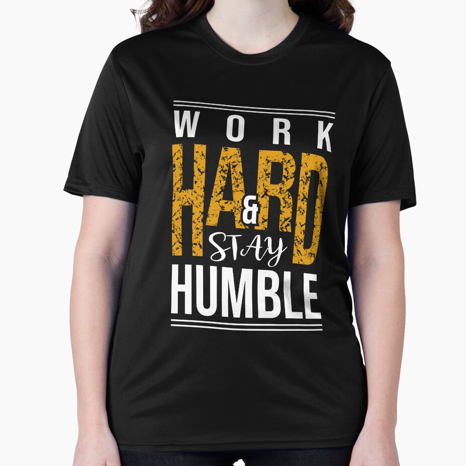 Work Hard Stay Humble by StickerDonArt