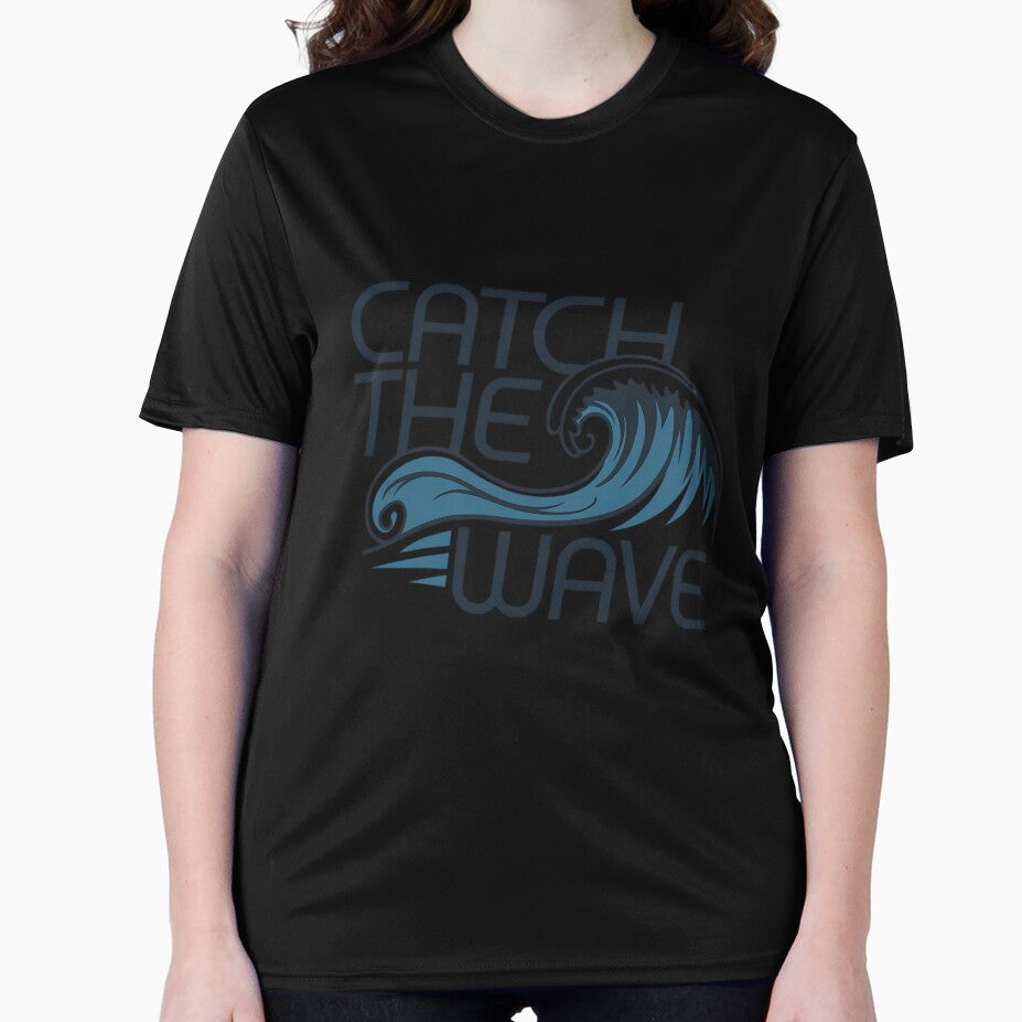 Catch the Wave T-Shirt – Ocean Wave Design  Adventure-Inspired Apparel for 2024 by T010