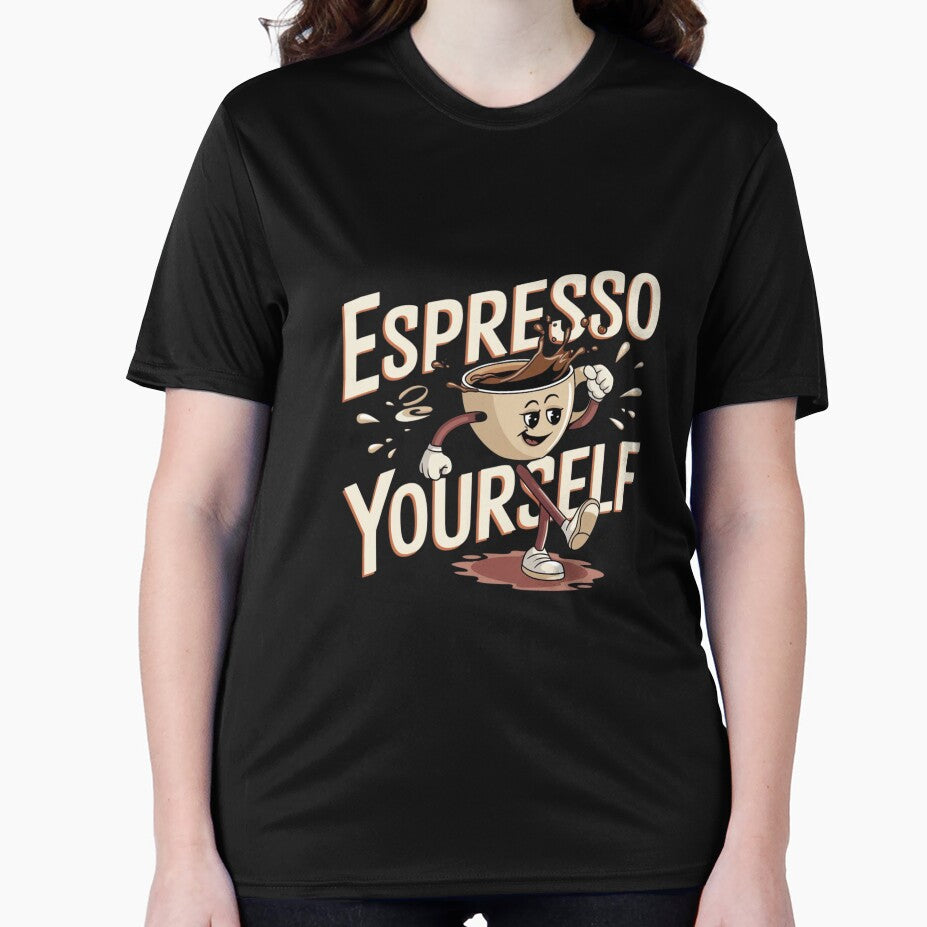 Espresso Yourself" – Fun Coffee T-Shirt | Perfect for Coffee Lovers & Caffeine Enthusiasts by T010