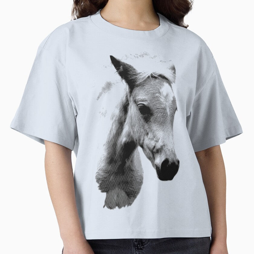 Horse Face and Head. Digital Farm Animal Engraving Image by Digital Eclectica