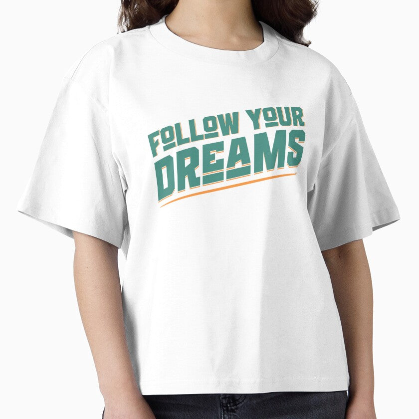Follow Your Dreams Motivational Typography Design by PrintandJoy