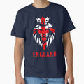 Patriotic England Football Crown Lion Head Flag by el-em-cee
