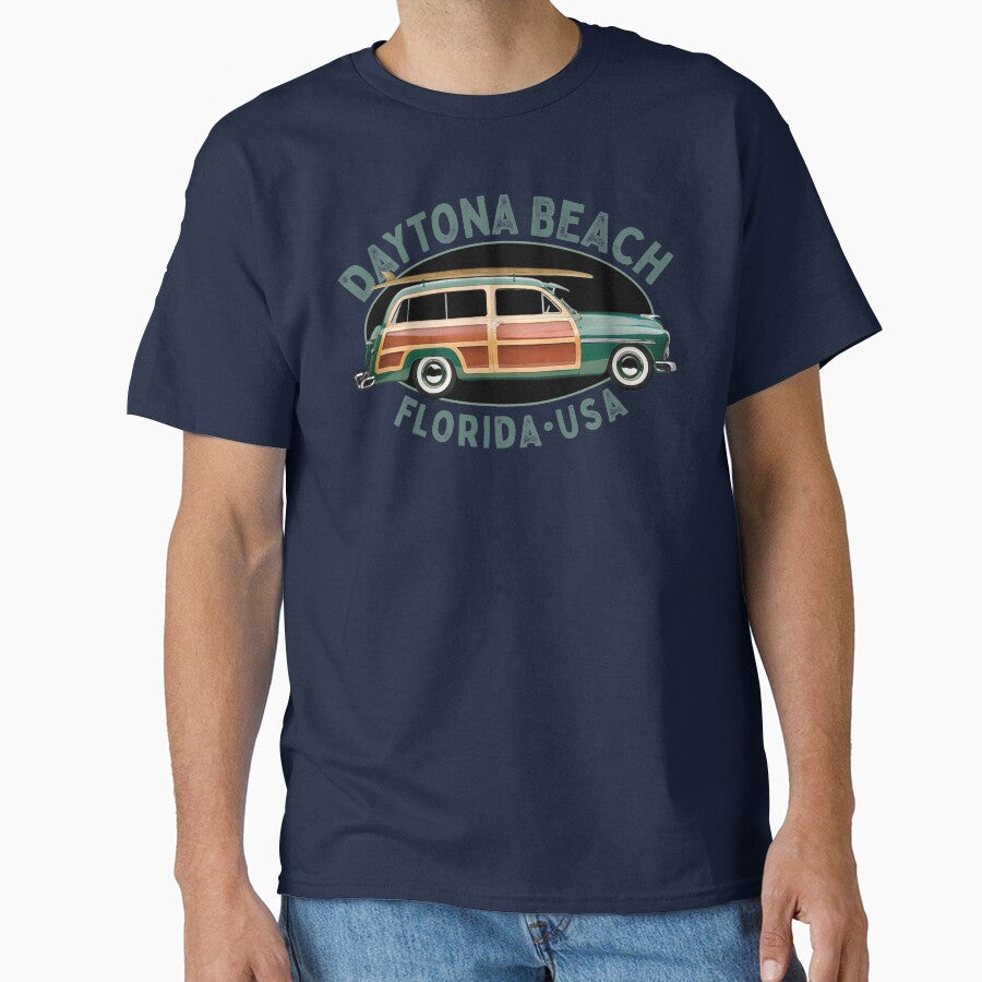 Daytona Beach Florida vintage surfing by Futurebeachbum