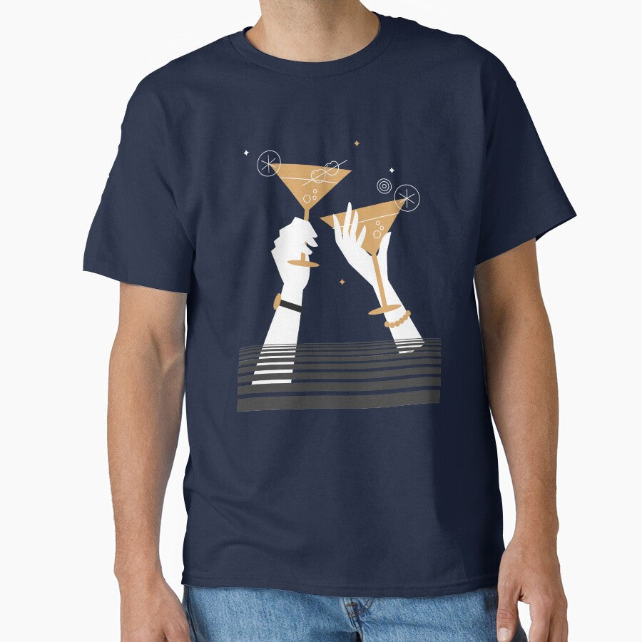 Happy New Year's Toast T-Shirt by No Limits T-Shirts