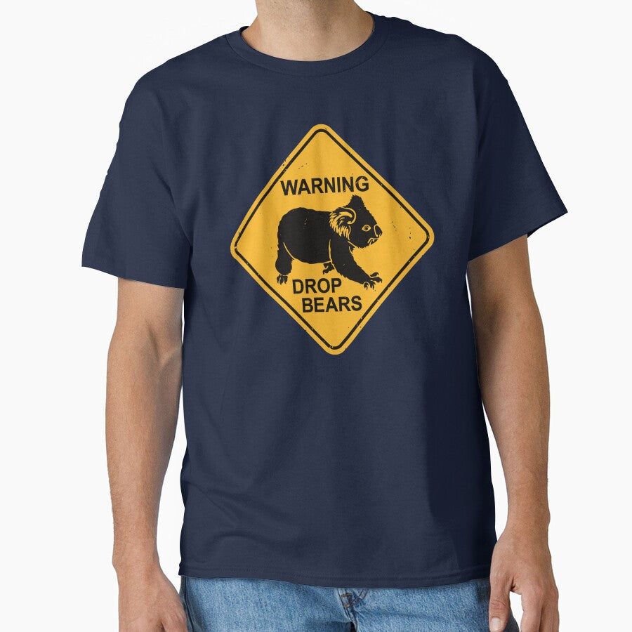 Warning - Drop Bears - Funny Koala Road Sign by IncognitoMode