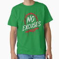 No Excuses Motivation Design in Trash Polka Style by Ahmedsyde