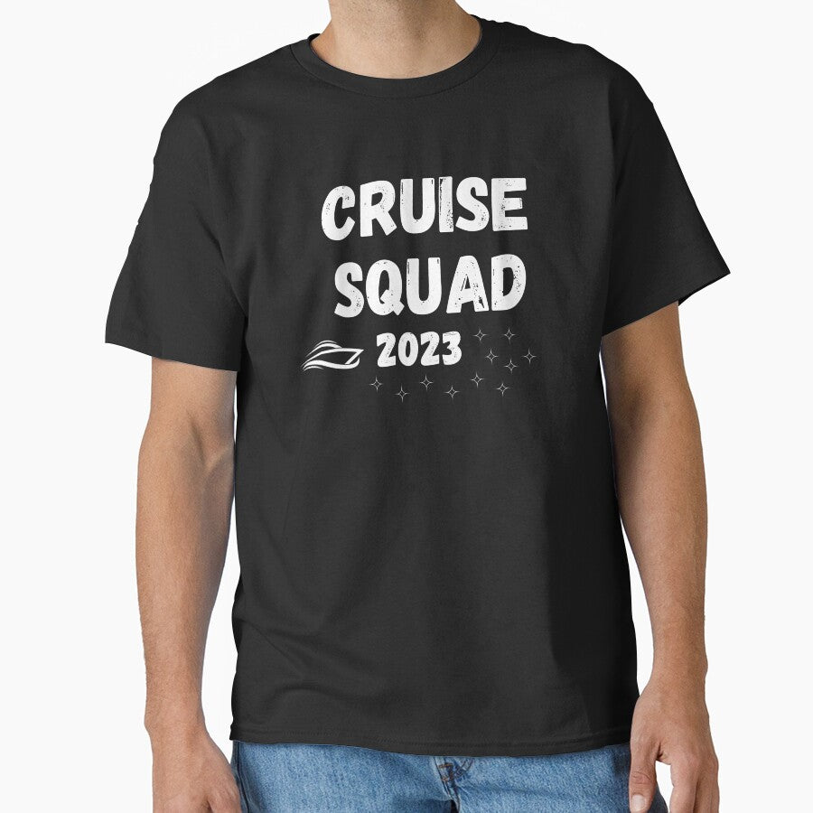 Cruise Squad 2023 Summer Vacation Family Friend Travel Group T-Shirt by RudeCotton