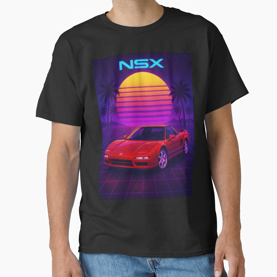 Midnight Drive | Vaporwave NSX Retro Design by Jocamedahub