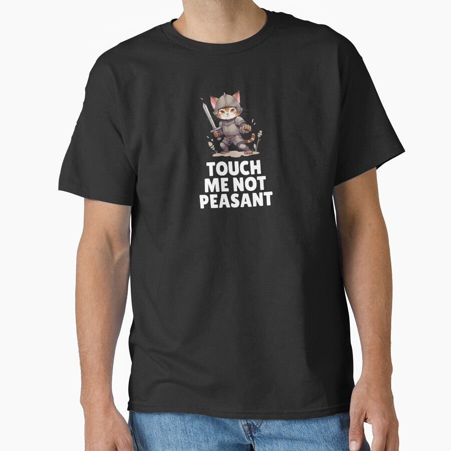 Touch Me Not Peasant Aggressive Cat Knight by 35Moving Designs