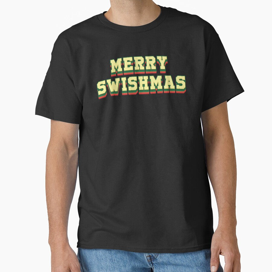 Merry Swishmas - Retro Text by Whimsical  Thinker
