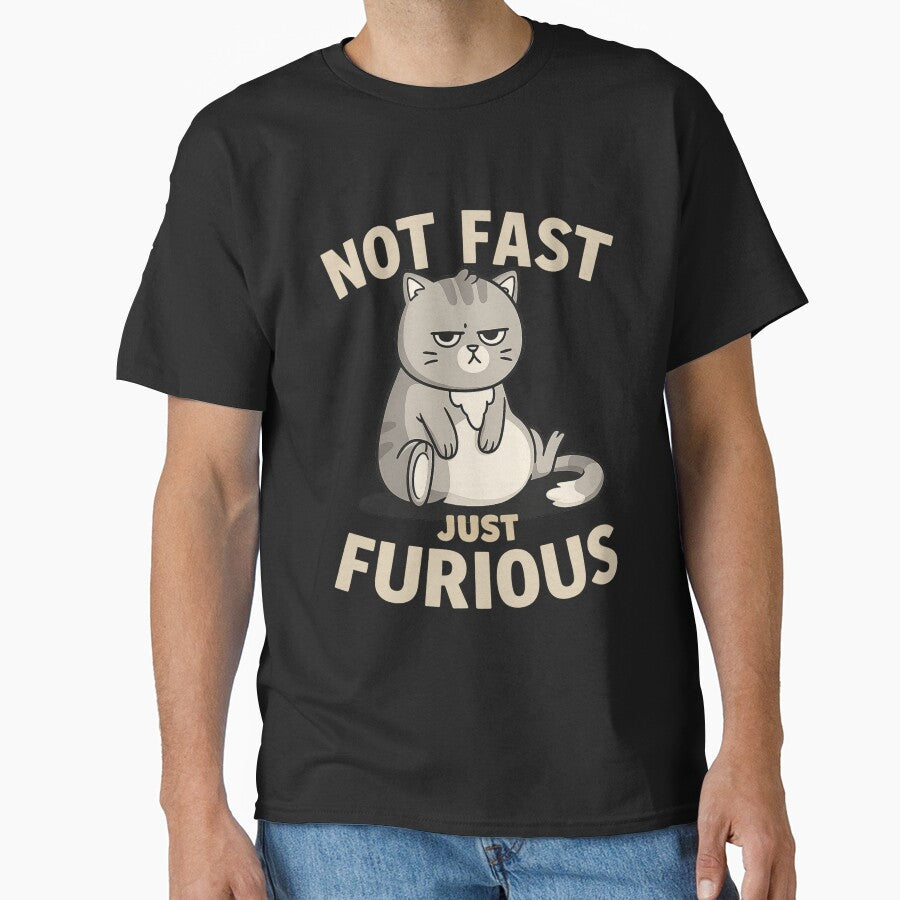 Not Fast Just Furious Grumpy Cat Funny Design by InfiniteOrbit