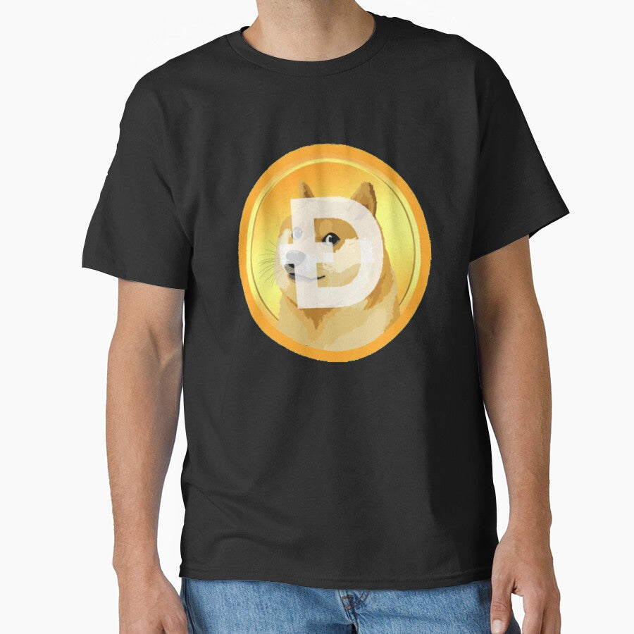 Dogecoin T-shirt Funny Dog Meme Coin Crypto Currency Doge by TopTeeShop