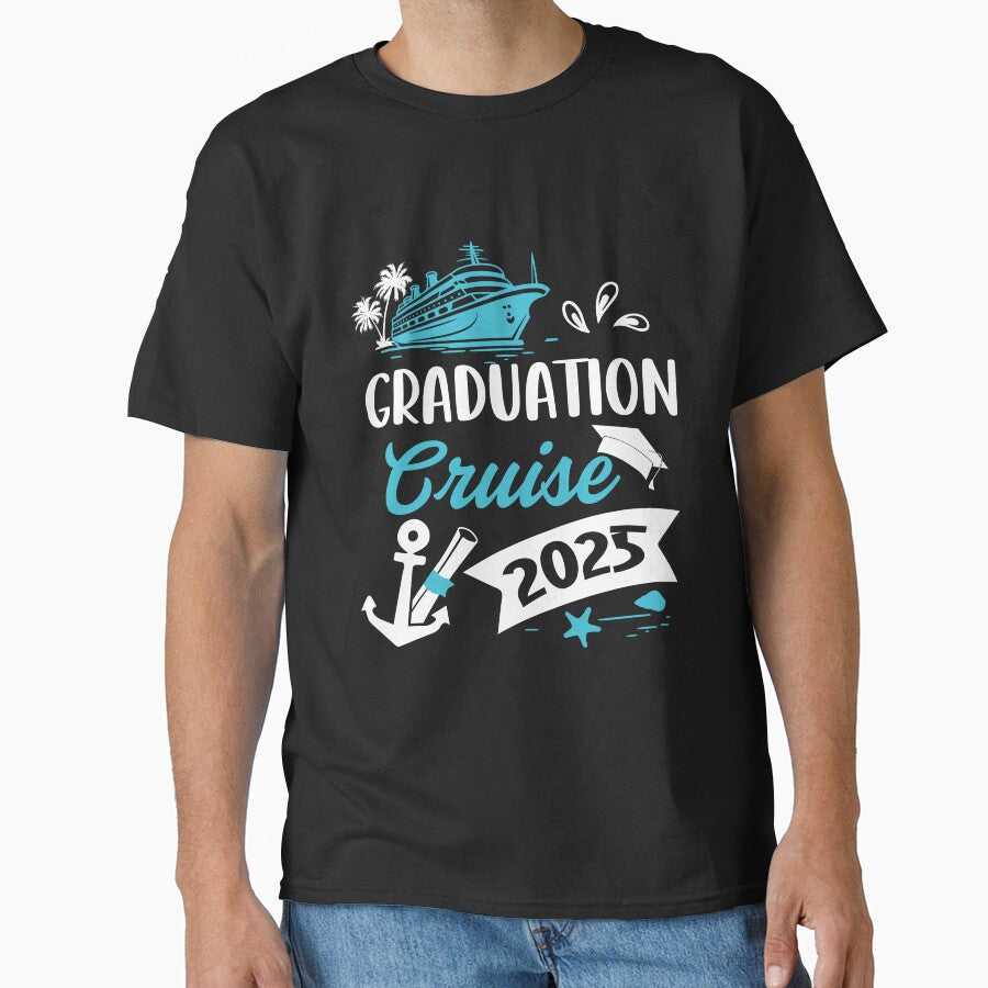 Graduation Cruise 2025 Shirt, Cruise Ship 2025 Tee, Cruise Trip Grad 2025, Grad Summer Cruising 2025 Shirt by MirnaDelgado