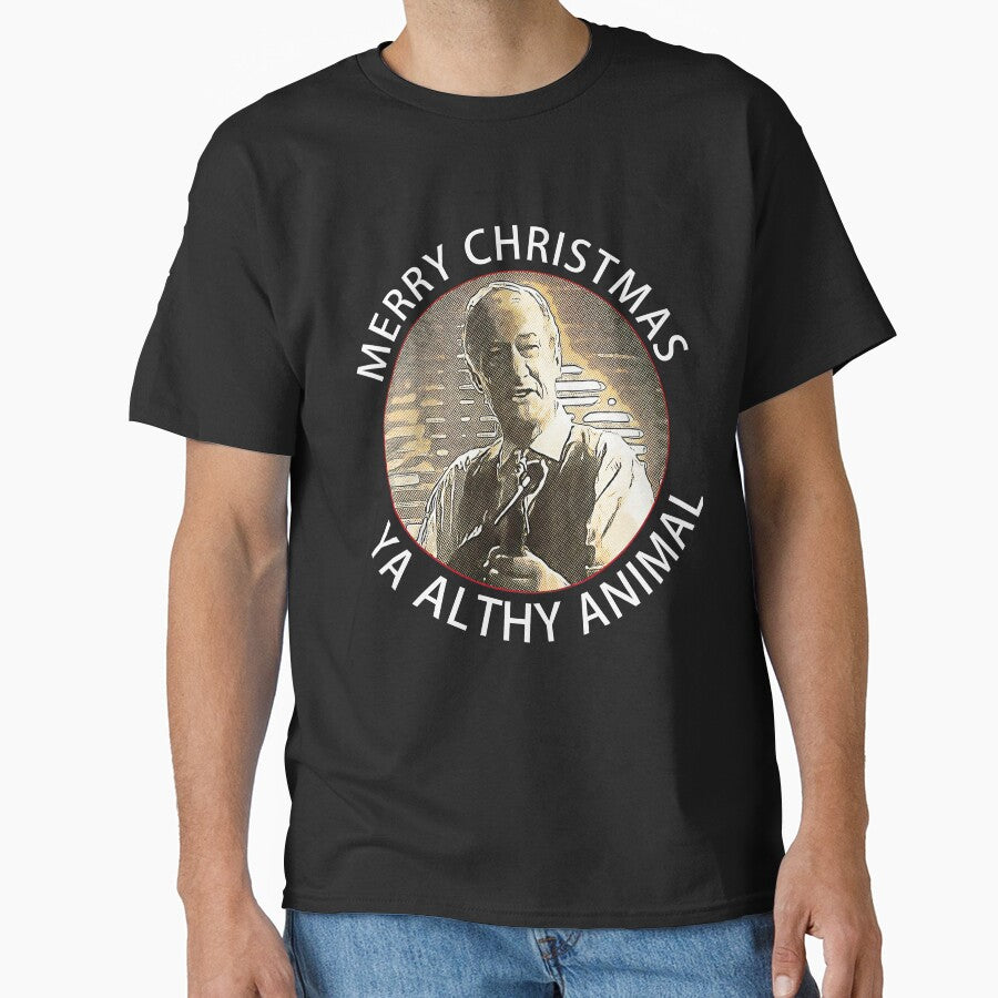 Merry Christmas ya Filthy animal Movie T Shirt by KyLuong