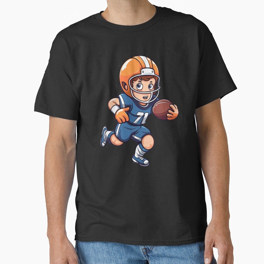 Youth American Football by Myra365Art