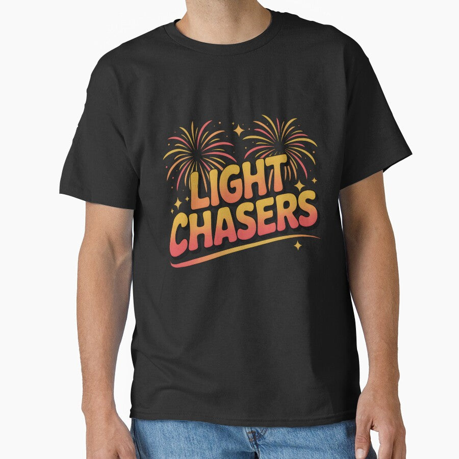 Light Chasers – Bold Diwali Design with Fireworks Streaks by Jollys-ArtShop