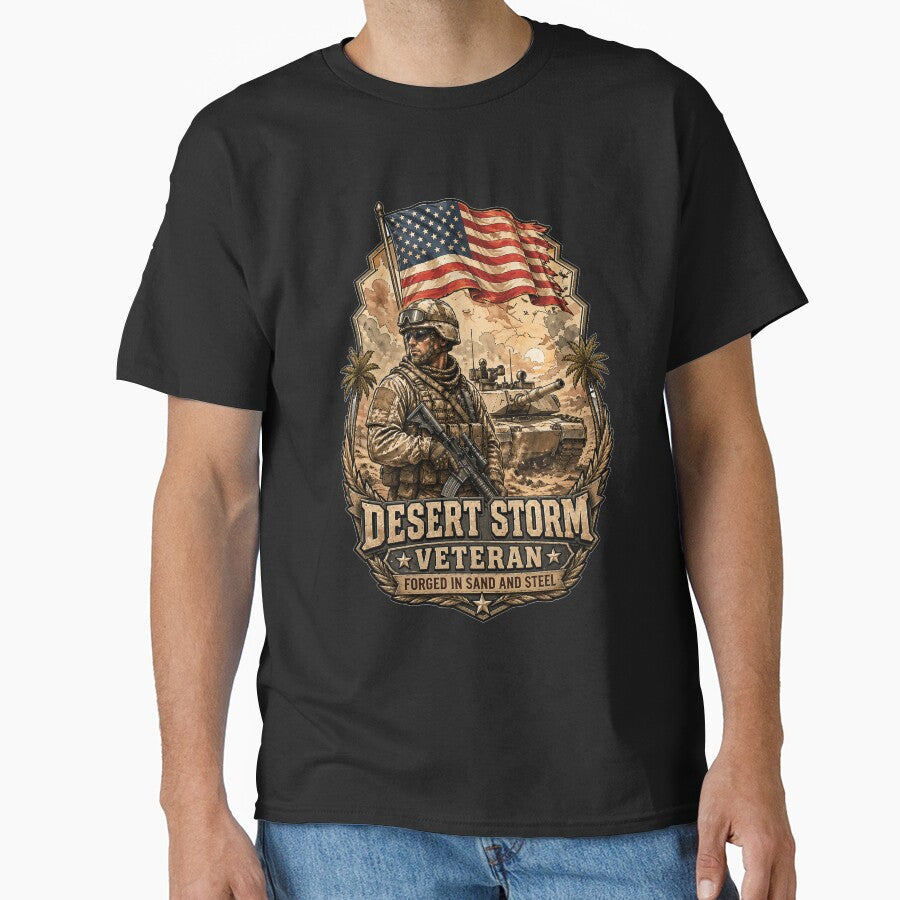 Operation Desert Storm Veteran Forged in Sand and Steel by fantasticdesign