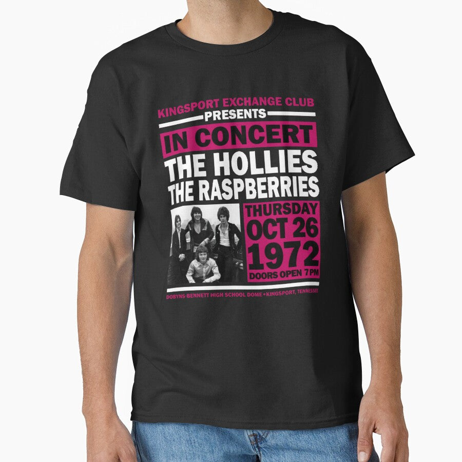 Power Pop Concert Poster Kingsport Exchange Club In Concert The Holles The Raspberries by jaddom