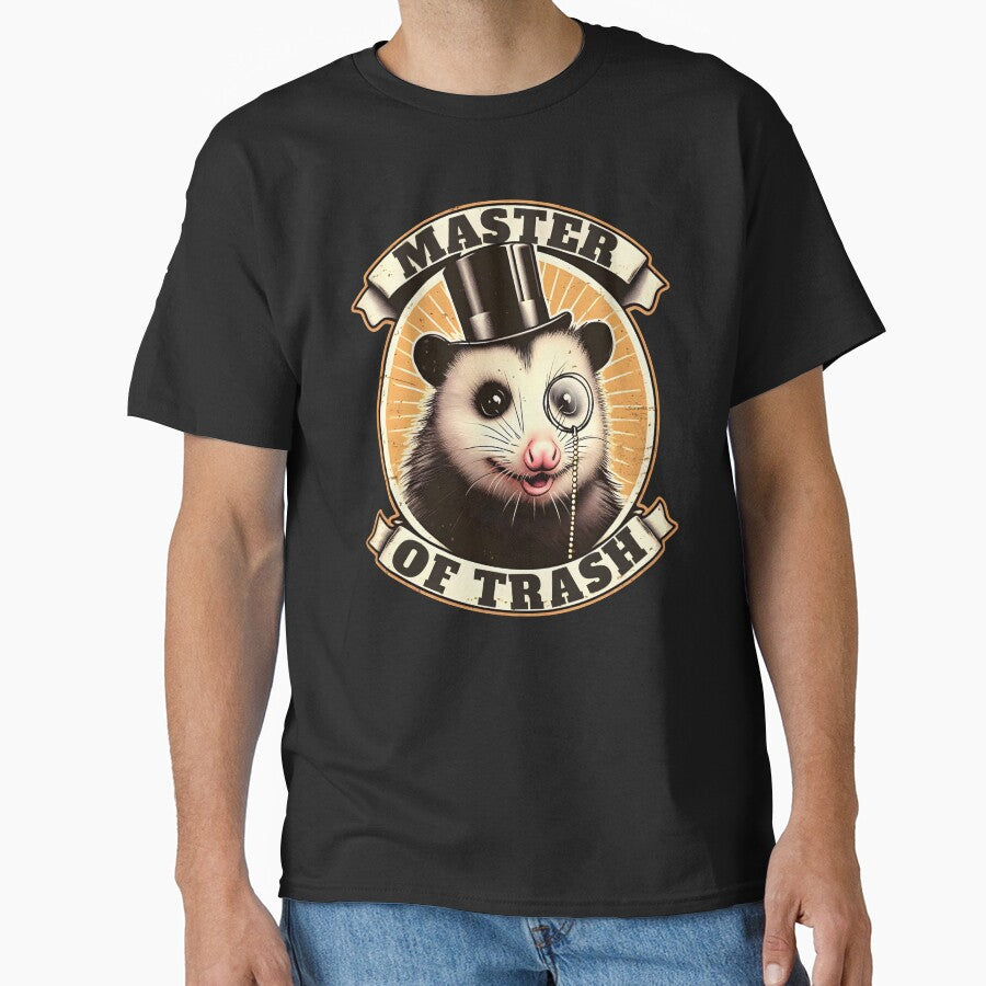 Vintage Retro Possum/oppssum Meme - Master of Trash | Funny gift for possum/opossum lovers by Unitepeople