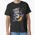 Opossum Playing Banjo Guitar Possum Live Weird Trash Kitty by PosiMCreations