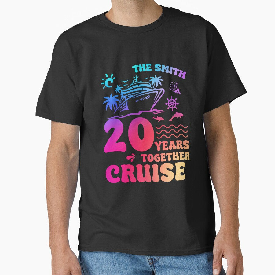 The Smith 20 Years Together Cruise Shirt, 20th Anniversary Cruise Shirt, Cruise Couples Gift, Cruise Anniversary Gift, Cruise Shirts by luuluu25