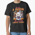 Cute Ghost Reading - "Lost in a Book, Found in a Ghost Story" Aesthetic by Kawaii-n-Spice