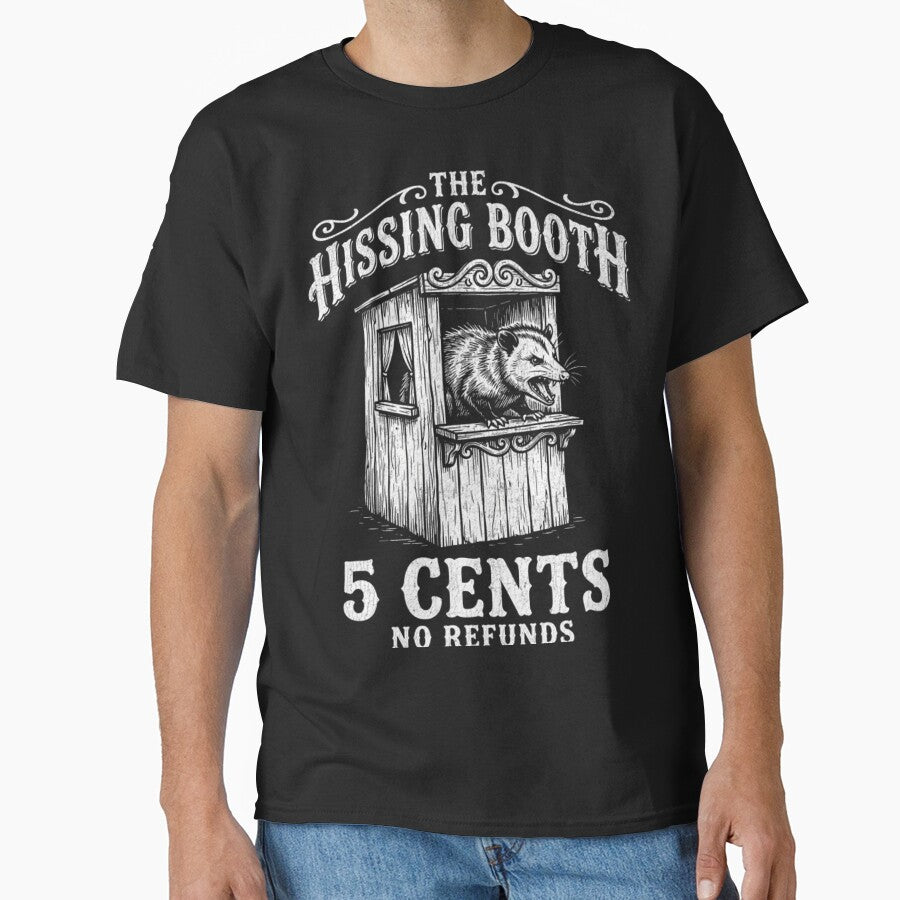 The Hissing Booth Funny Opossum Vintage by Mason-Pride