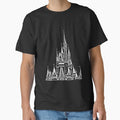 Black and White Magic Castle Stamp by FandomTrading