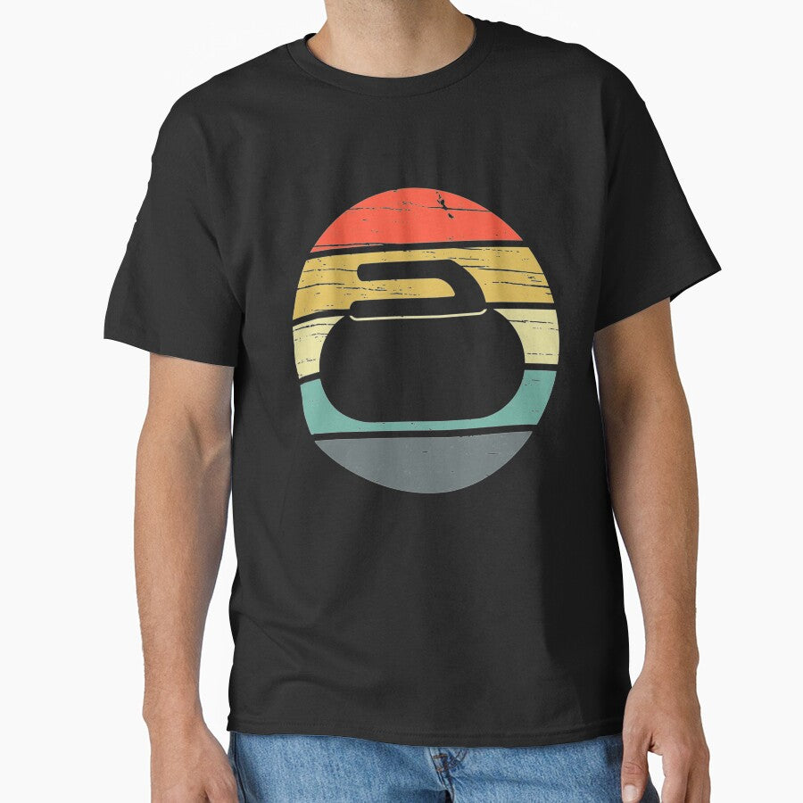 Curling Vintage Retro by InkAndBeats