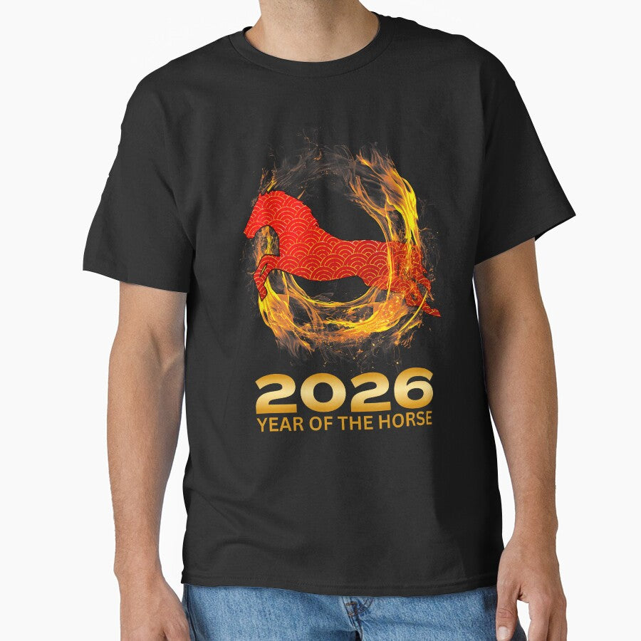 2026 Year Of The Horse Lunar New Year Fire Horse Chinese by SarahLeanne1