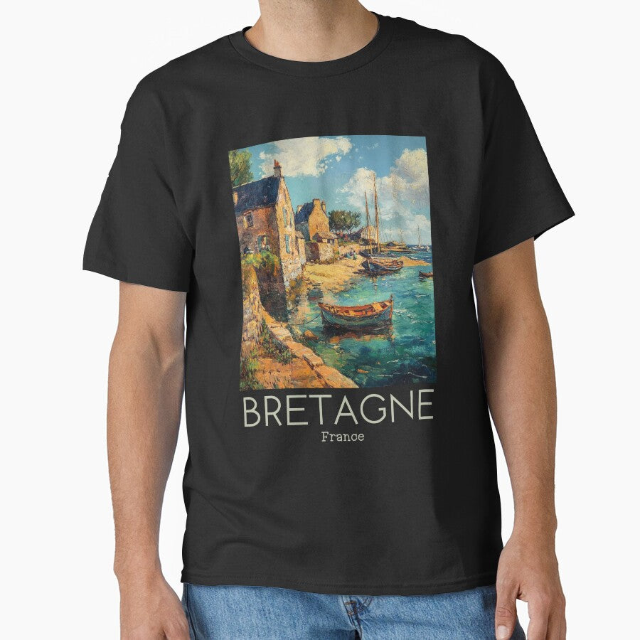 A Vintage Illustration of Bretagne - France by GoodOldVintage
