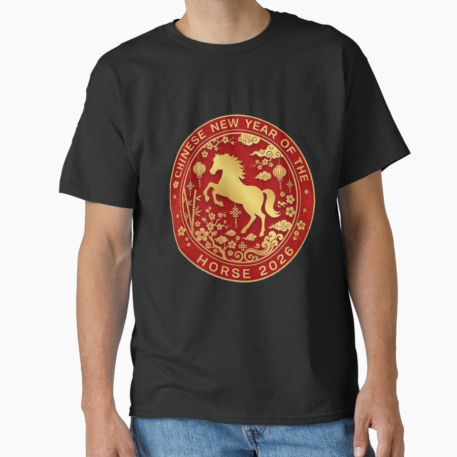 Chinese New Year of the Horse 2026 Happy New Year Celebration Blessings by SkeletonsDanger