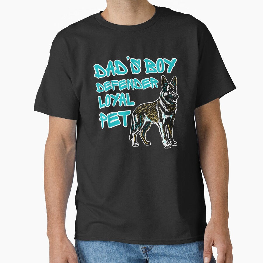 Dad’s Boy – Loyal Pet German Shepherd Dog Lover Gift by BritishDelights