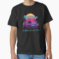 Retro Ford Mustang GT Vaporwave Dreamscape by TheArtOfCar