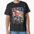 Make Doge Great Again PNG | Funny Trump Doge Meme Digital Download | Dogecoin Crypto Meme Art | USA Patriotic Shirt Design by KeedKean