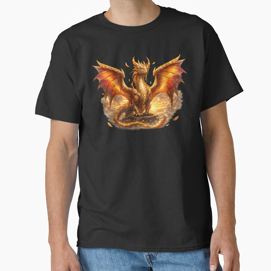Golden Dusk Dragon by ESSClothing