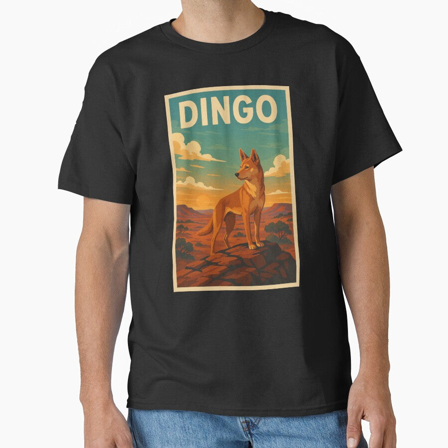 Dingo Outback Sunset by Flying Doggo