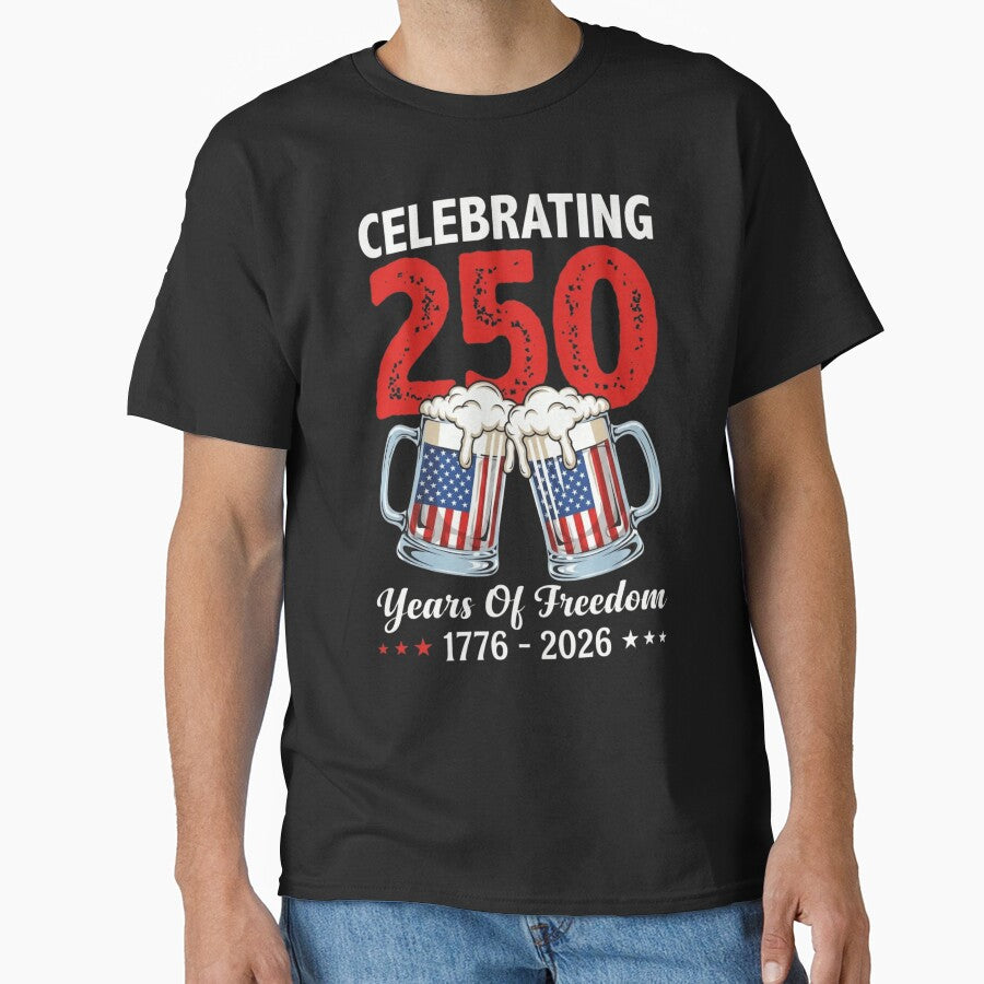 USA 250th Anniversary Beer Mug Patriotic Freedom 1776-2026 by haitrieuic96