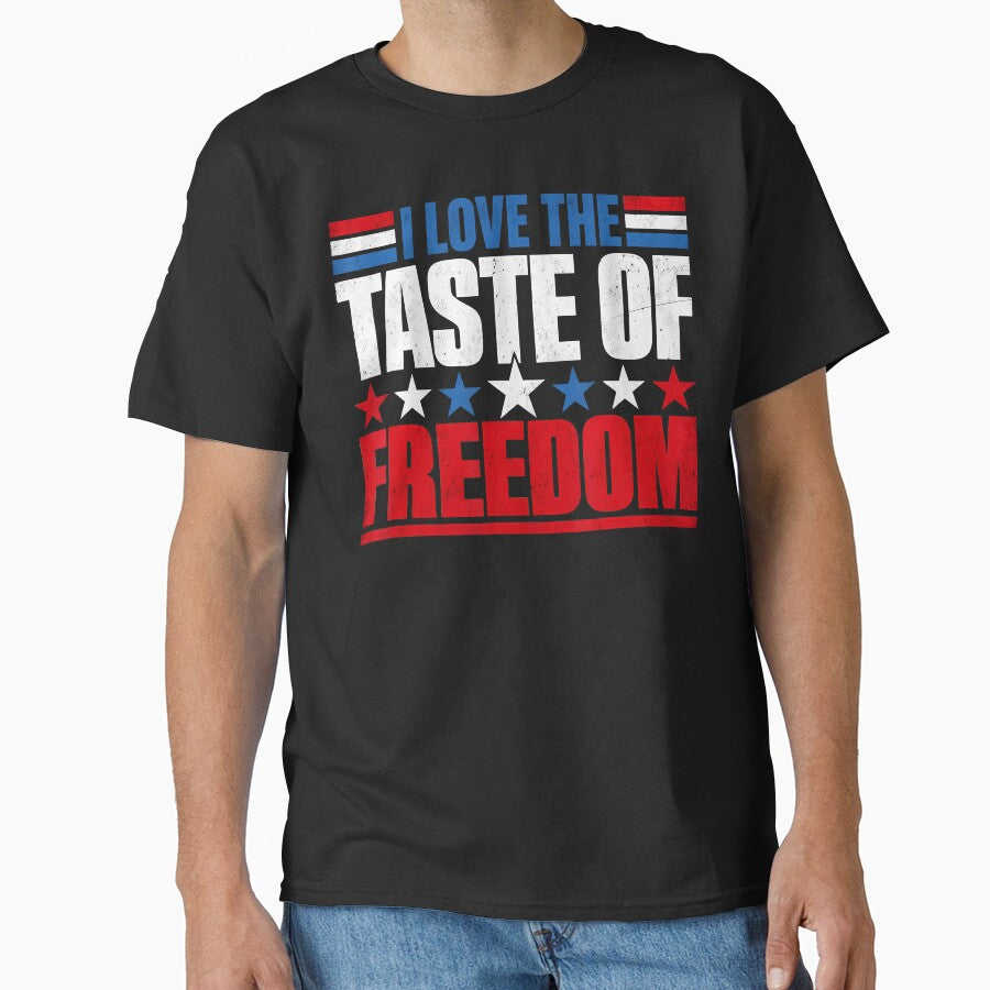 I Love The Taste Of Freedom Couple Matching Patriotic Fourth by ripgoatclothing