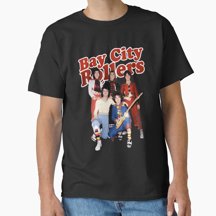 Vintage Photograp Band Bay City Rollers Music Rock  Cute Graphic Gifts by LimaVitriaDias