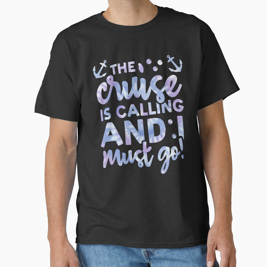 The Cruise is calling and I must go Tie Dye Print For Family Cruise Trip by JokeGysen
