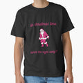 It's Christmas time, dance the night away!!! Retro vintage pink Santa Claus by Mahedi Hasan Fahim