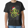 Christmas Kraken (Sparkly Snow) by octopuscafe
