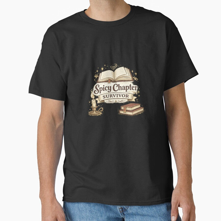 Spicy Chapter Survivor Dark Academia Booktok Reader Design by Bratak