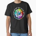 Choose Kindness In a world where you can be anything be kind cute daisy flower rainbow petals by alenaz